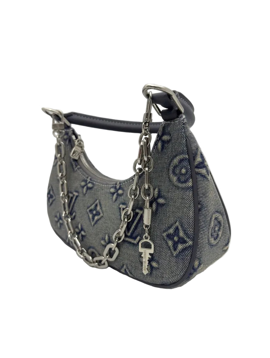 Louis Vuitton loop bag in monogram jacquard denim