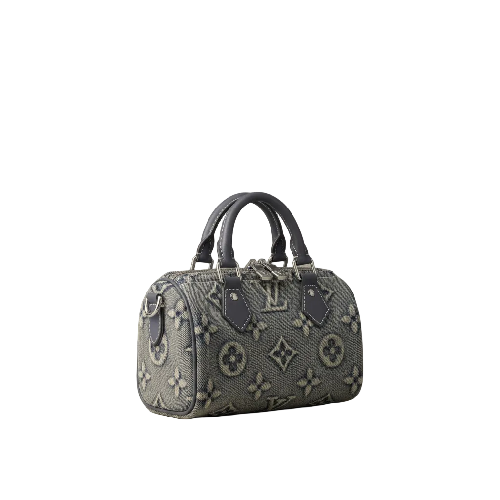 Louis Vuitton Nano Speedy in Monogram Denim