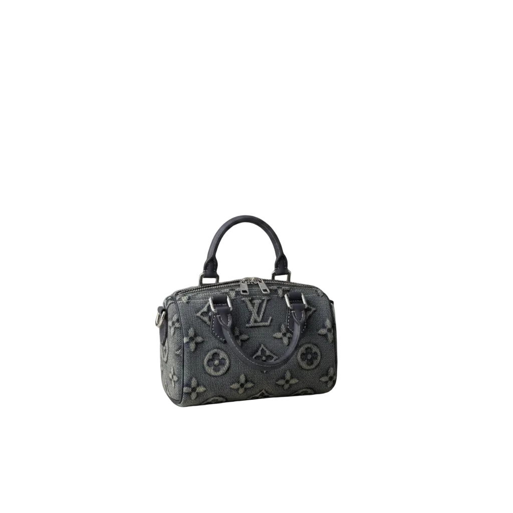 Louis Vuitton Nano Speedy in Monogram Denim