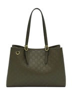 Gucci GG Emblem Large leather Tote Bag