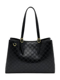 Gucci GG Emblem Large leather Tote Bag